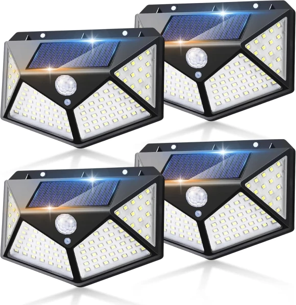 Solar Light with Motion Sensor — Outdoor Security & Flood Lighting, Batone