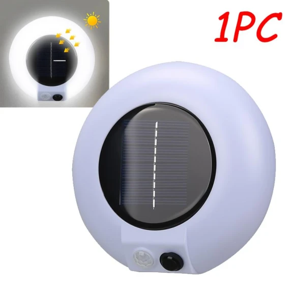 Solar Wall Lamp with Motion Sensor — Outdoor Security & Flood Lighting, Artesano Home