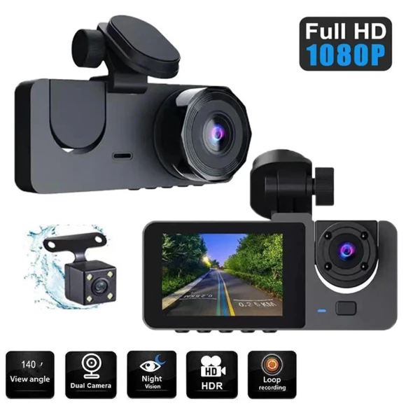 Triple Lens Car Dash Camera — Dashboard Cameras, LIAESMART
