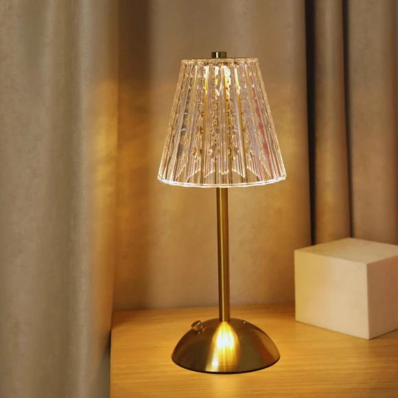 Adjustable Crystal LED Desk Lamp — Study & Desk Lighting, COOKING-MALL