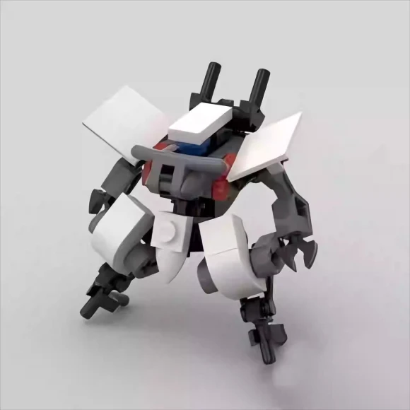 Exoskeleton Mech Construction Blocks Micro Particles Miniature Battle Robot Assembly Model — Construction Kits, Focus on toys