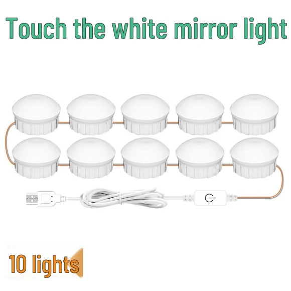 Hollywood LED Touch Dimmable Makeup Mirror — LED Strips, QISHI