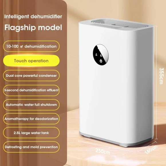 Portable Smart Air Dehumidifier — Air Moisture Control, Homeware Essentials