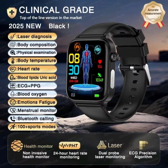 Smart Watch with Health Monitoring — Smartwatches, GUHUAVMI