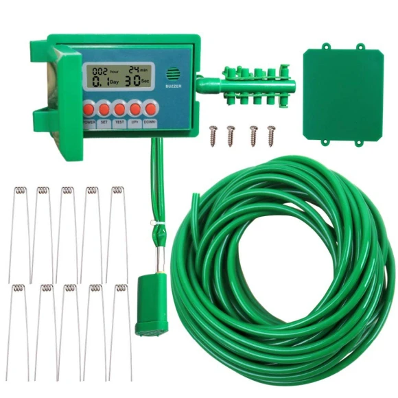 Automatic Micro-Drip Irrigation Kit with Sprinkler and Smart Controller — Controllers, Tokyo Bits