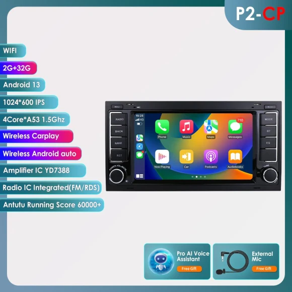 Car Multimedia System with Touch Screen — In-Dash, OSSURET