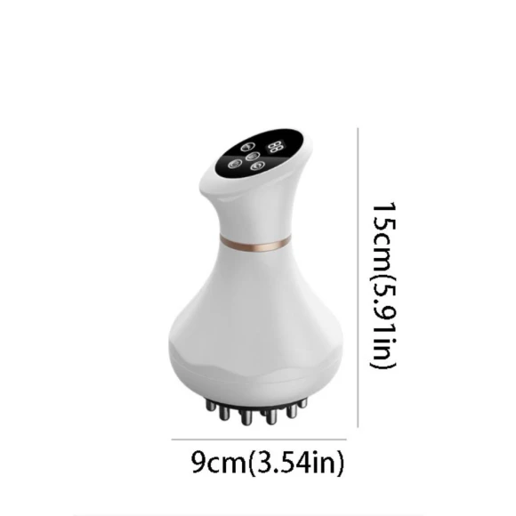 Electric Rechargeable Meridian Brush Multifunctional Massager Vacuum Therapy Device — Rollers & Pens, quanyu