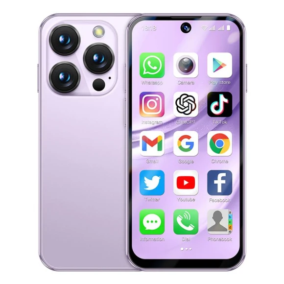 Mini 4G Smartphone with 3.88-inch TFT Display, Quad-Core Processor, Dual SIM, 5MP Rear Camera, Bluetooth, WiFi,... — Mobile Devices & Accessories, SOYES