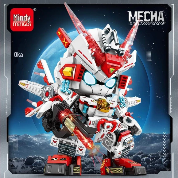 Small-Size Mecha-Compatible Bricks for Kids — Construction Kits, Shopping Party