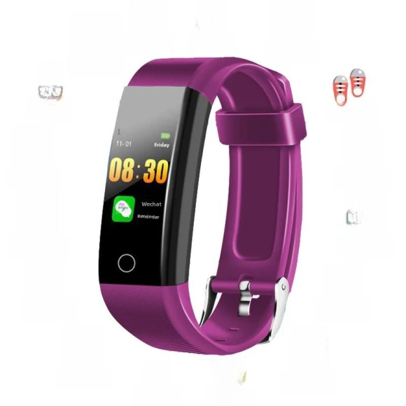 Smart Bracelet with Blood Pressure Monitor, Heart Rate, and Fitness Tracker — Smartwatches, StrideBox