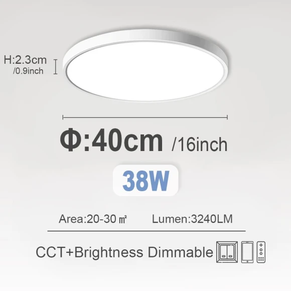 Smart LED Ceiling Light — Overhead Lighting, MARPOU