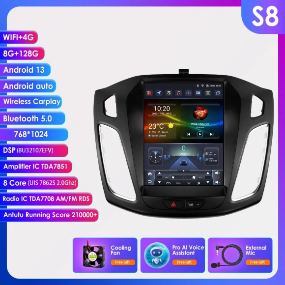 Tesla-Style Multimedia Video Player Navigation GPS Smart Screen — Car Installation Essentials, OSSURET