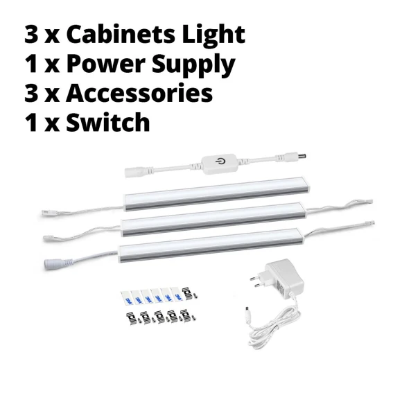 Touch Dimmer LED Strip Light with Aluminum Profile — LED Strips, Lcamaw