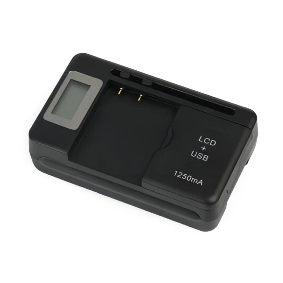 Universal Battery Charger with LCD Screen and USB Port — Chargers, Brioche