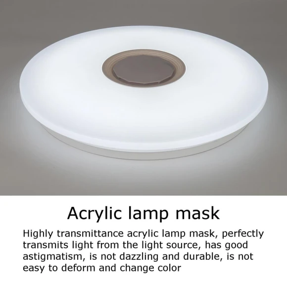 WiFi Bluetooth Smart LED Ceiling Light with Music Sync and RGB — Overhead Lighting, Sea Global