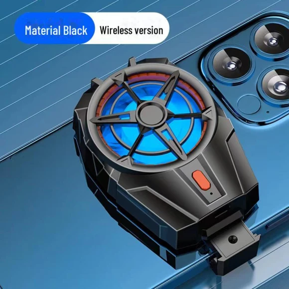 Wireless Cooling Clip for Mobile Phone with Adjustable Air Cooling and Charging — Cooling Pads & Fans