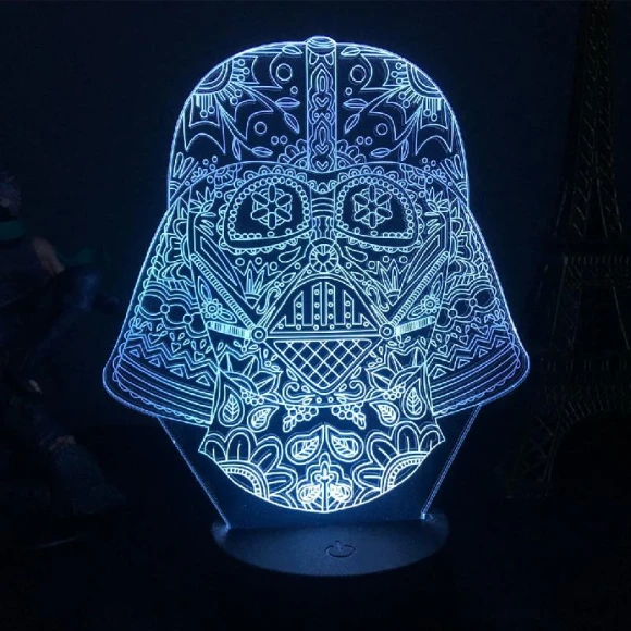 3D LED Night Light with Touch Control — Night Lights, GlimmerGrove