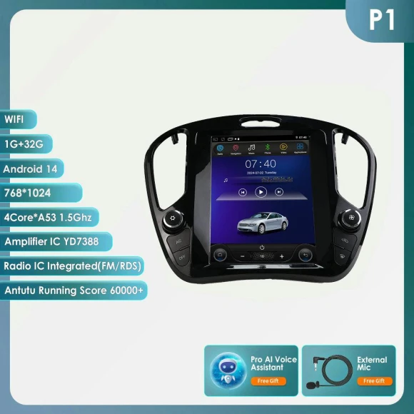 9.7-Inch Android Car Multimedia Video Player — In-Dash, Hizpo