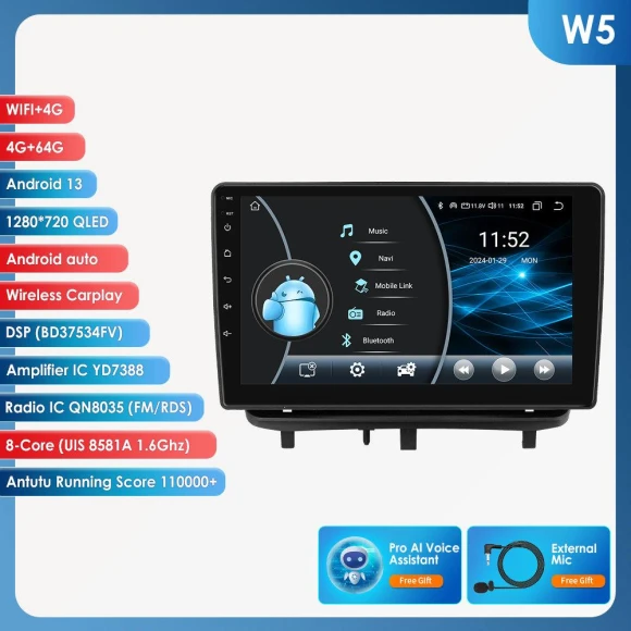 Android Car Multimedia Video Player with Navigation and Intelligent Screen — Car Installation Essentials, OSSURET