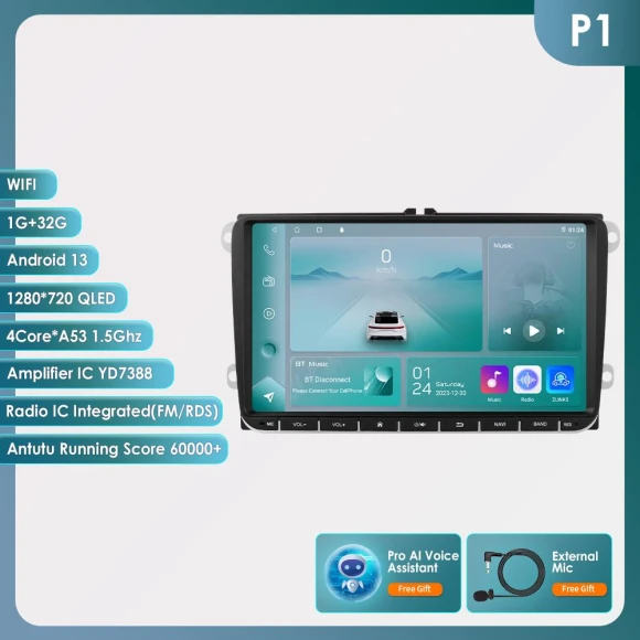 Car Multimedia Player — Stereo Receivers, Hizpo