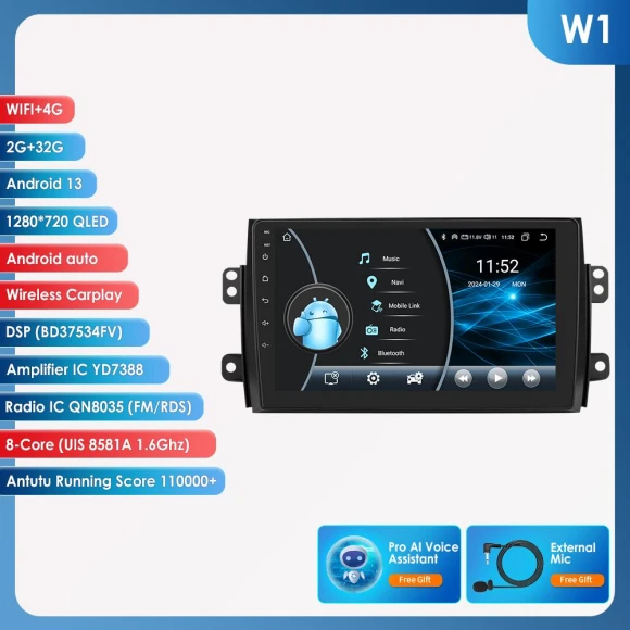Car Multimedia Player — Stereo Receivers, Hizpo