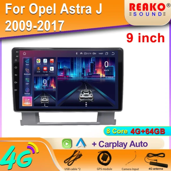 Car Stereo with Touchscreen Display — In-Dash, Reakosound