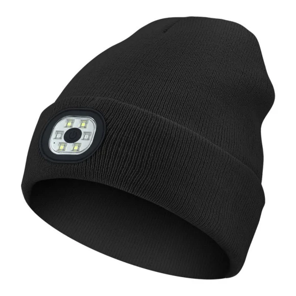 Rechargeable Knitted Beanie with LED Lighting — Beanies, Smart Mouse