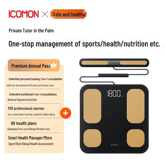 Smart Body Fat Scale — Body Composition Analysis, WolAi