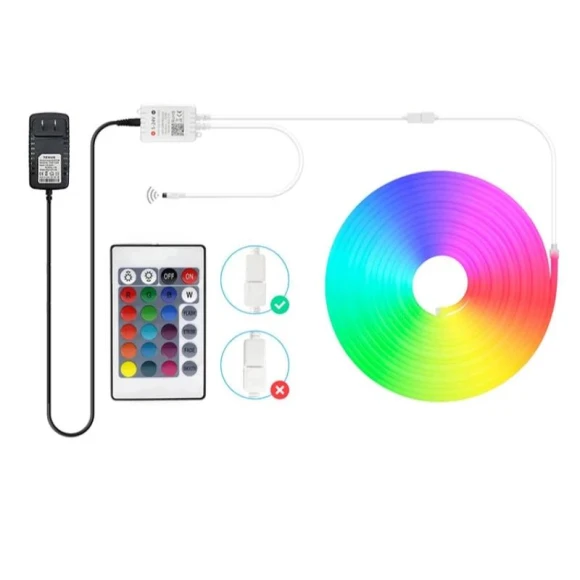 Smart Neon LED Strip Light with Adjustable Ambient Lighting — LED Strips, Mellow Home