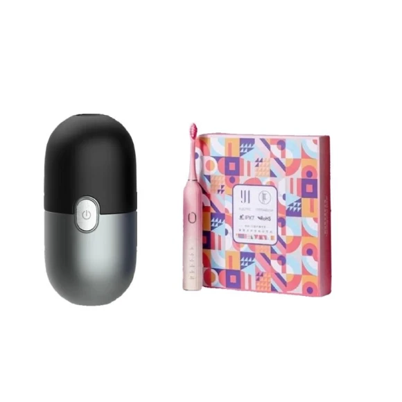 Smart Shaver and Sonic Toothbrush Gift Set — Grooming Essentials, Jirui