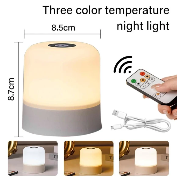 Touch LED Night Light — Study & Desk Lighting, Mellow Home