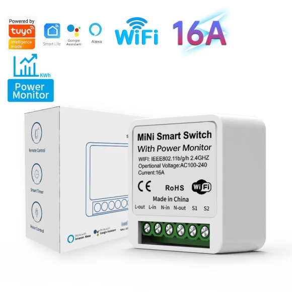 WiFi Circuit Breaker with Metering — Panels, MengAn