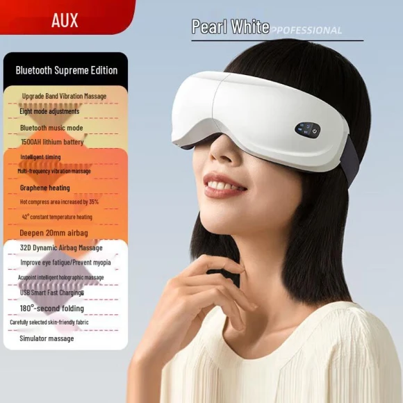 Bluetooth Smart Eye Massager — Rollers & Pens, AUX