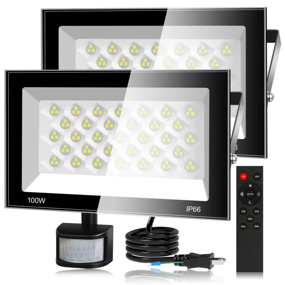 Outdoor Motion Sensor Floodlight — Outdoor Security & Flood Lighting, Trendy Japanese products