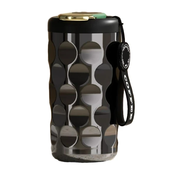 Smart Temperature Display Stainless Steel Thermos — Beverage Warmers, Chic Interiors