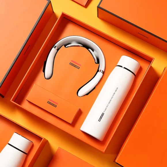 Health Set Neck Massager and Smart Thermos — Cold Packs, BAOPAI