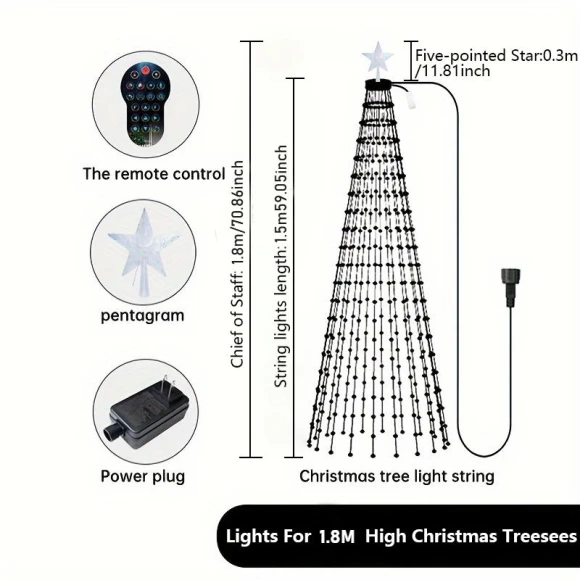 Outdoor Christmas Decorative Lights — Trees, Build My Home