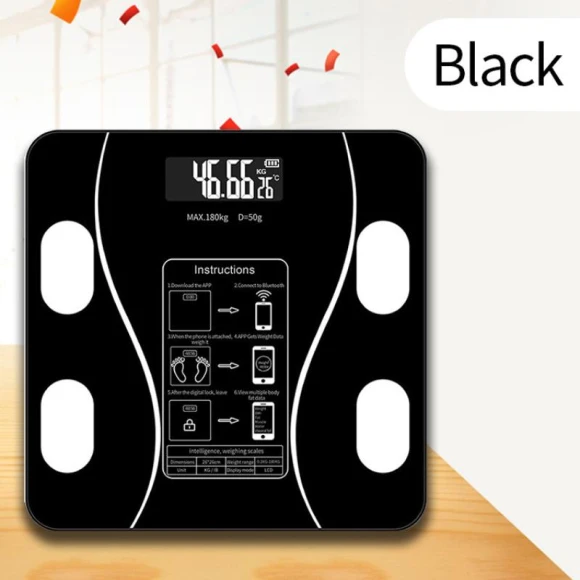 Smart Scale for Weight and Body Fat Measurement — Weight Management Tools, Lucky Black Cat