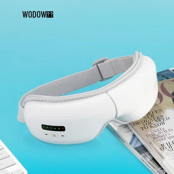 Foldable Smart Eye Massager with Heat and Bluetooth — Rollers & Pens, WOPOW