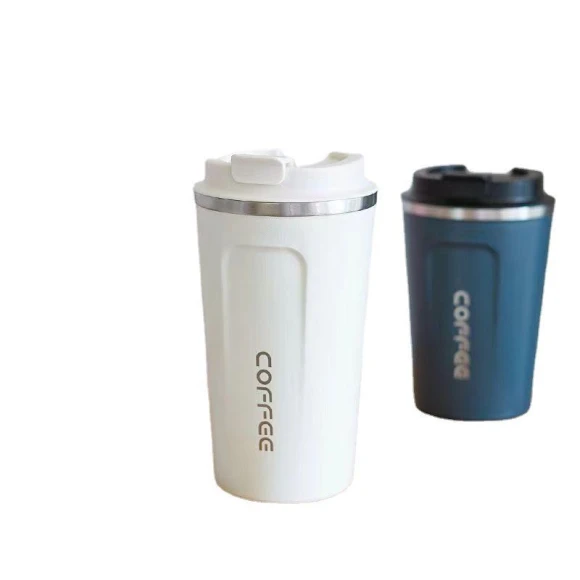 Insulated Coffee Mug with Smart Temperature Display and Flip Lid — Beverage Warmers, Value Vault