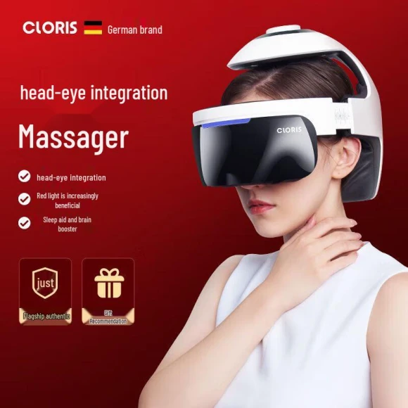 Smart Head and Eye Massage Helmet — Head Relaxation Tools, CLORIS
