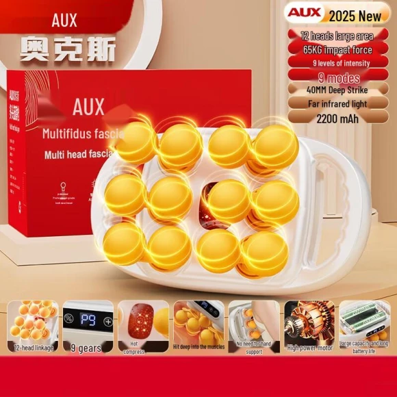 Smart Heated Neck Massager — Thermal Therapy Solutions, AUX