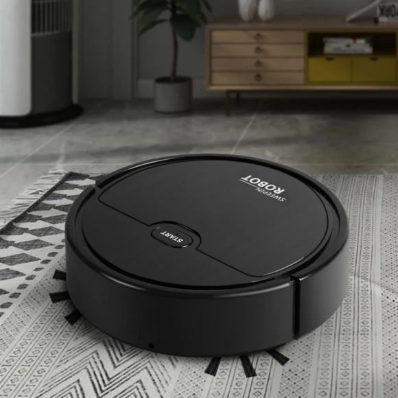 Automatic Household Intelligent Sweeping Robot Vacuum with USB Charging — Smart Cleaning Robots, Winter Gloves