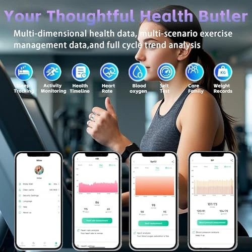 Smart Ring for Women – Fitness Tracker with Heart Rate, SpO2, Blood Pressure, Sleep Monitoring, Step & Calorie Counter — Smart Ring, Anarow