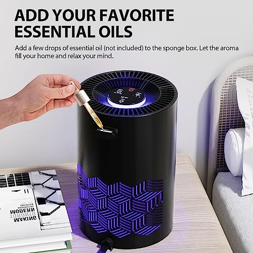 HEPA Air Purifier with RGB Lights — Activated Carbon Air Purifiers, FreAire