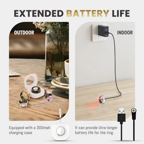 Smart Health Tracker Ring — Smart Ring, Oucscru