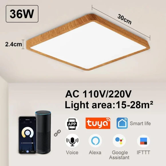 Smart LED Ceiling Light, Cosy Homes