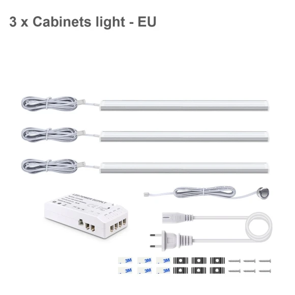 Touch Dimming Sensor LED Aluminum Bar Light — Under-Cabinet Lights, Lcamaw Lighting Light