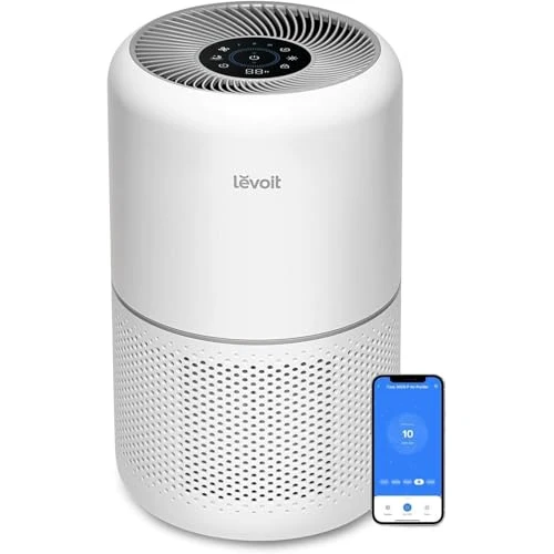 Air Purifier with HEPA Sleep Mode and Smart WiFi — Activated Carbon Air Purifiers, LEVOIT