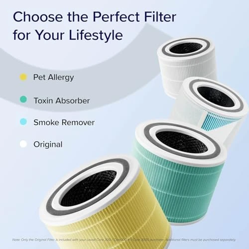 Air Purifier with HEPA Sleep Mode and Smart WiFi — Activated Carbon Air Purifiers, LEVOIT